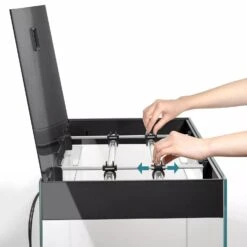 AQUAEL Glossy 100 Noir Laqué Aquarium 100 Cm, Volume 215 L Et éclairage Leds 15 AQUAEL Glossy 100 Noir Laqué Aquarium 100 Cm, Volume 215 L Et éclairage Leds -Poissons Aquariums Magasin 112648 112933 112934 glossy black cover lighting position 385