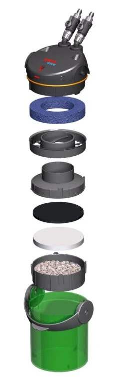 EHEIM Ecco Pro 130 Filtre Externe Avec Masse Et Mousses Filtrantes Aquarium Entre 60 Et 130L -Poissons Aquariums Magasin 120419080459