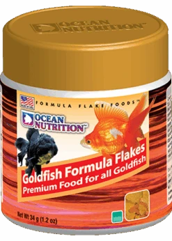 OCEAN NUTRITION GoldFish Flocons 70 Gr. Nourriture De Qualité Pour Poissons Rouges Et Voiles De Chine