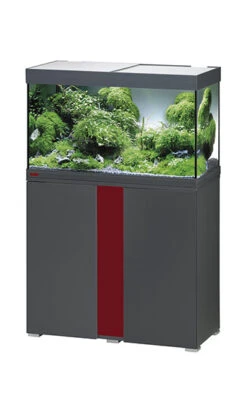 EHEIM Vivaline LED 126 L Ensemble Aquarium 80 Cm Avec Meuble Anthracite, éclairage LEDs, Chauffage Et Filtre Interne BioPower 160 -Poissons Aquariums Magasin 160920010908 2