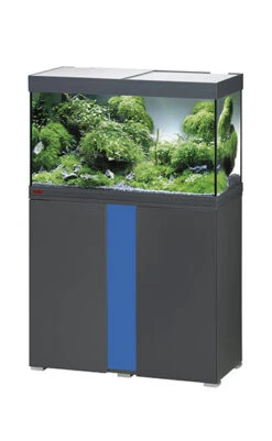 EHEIM Vivaline LED 126 L Ensemble Aquarium 80 Cm Avec Meuble Anthracite, éclairage LEDs, Chauffage Et Filtre Interne BioPower 160 -Poissons Aquariums Magasin 160920010927 2