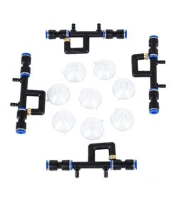 REPTIZOO Nozzles Sets Lot De 4 Buses Avec Ventouses Pour Brumisateur TR05 -Poissons Aquariums Magasin 20210310094706253496