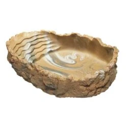 HOBBY Abreuvoir / Baignoire L Gris-beige 550 Ml Dimension 24 X 17 X 5 Cm Pour Réptiles