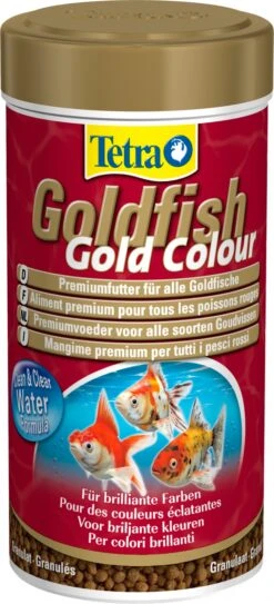 TETRA GoldFish Gold Color 250 Ml Aliment Complet En Granulés Pour Des Couleurs éclatantes