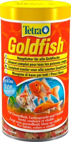 TETRA GoldFish 500 Ml Aliment Complet En Flocons De Grande Qualité Pour Tous Les Poissons Rouges Et D'eau Froide