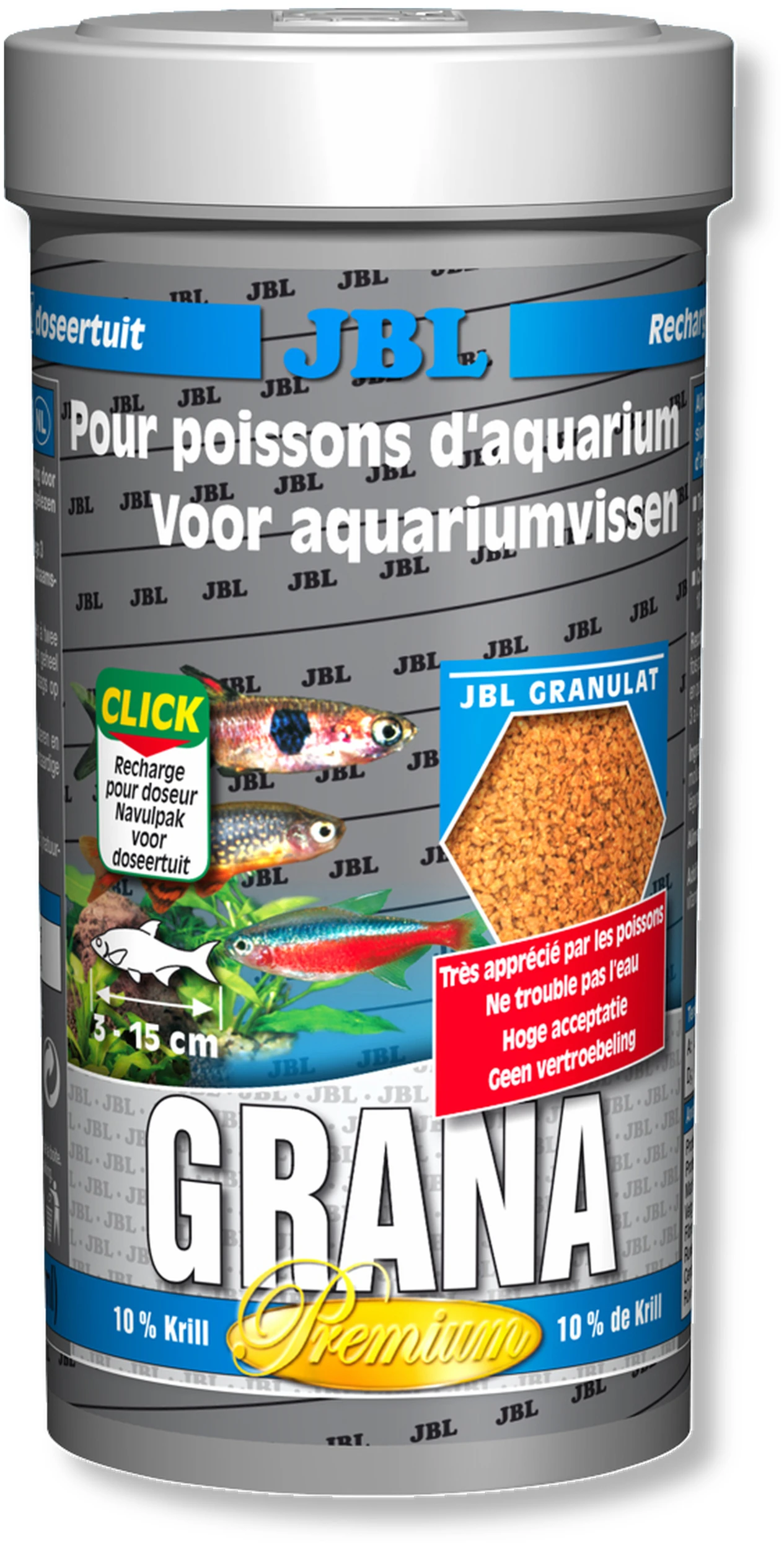JBL Grana 250 Ml Nourriture Premium En Granulés Pour Petits Poissons 3 JBL Grana 250 Ml Nourriture Premium En Granulés Pour Petits Poissons