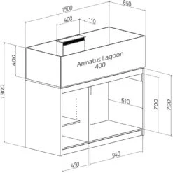 AQUA MEDIC Armatus Lagoon 400 Kit Aquarium Marin 150 Cm 355 L Avec Meuble Et Système à Décantation 15 AQUA MEDIC Armatus Lagoon 400 Kit Aquarium Marin 150 Cm 355 L Avec Meuble Et Système à Décantation -Poissons Aquariums Magasin aqua medic armatus lagoon 400 kit aquarium marin 150 cm 355 l avec meuble et systeme a decantation 3 min