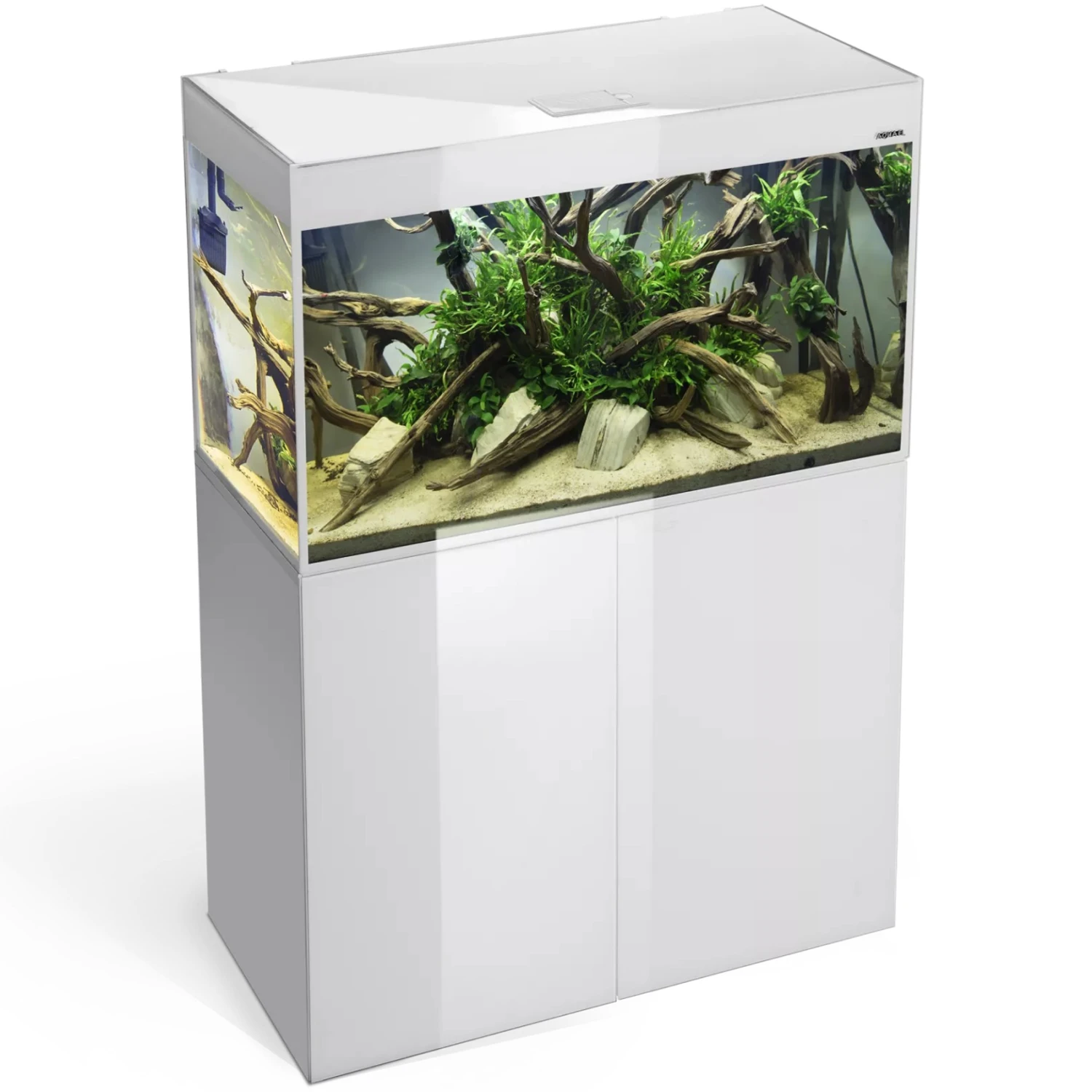 AQUAEL Glossy 100 LED 2.0 Blanc Laqué Aquarium 100 Cm, Volume 215 L Et éclairage Leds 3 AQUAEL Glossy 100 LED 2.0 Blanc Laqué Aquarium 100 Cm, Volume 215 L Et éclairage Leds