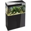 AQUAEL Glossy 80 LED 2.0 Noir Laqué Aquarium 80 Cm, Volume 125 L Et éclairage Leds