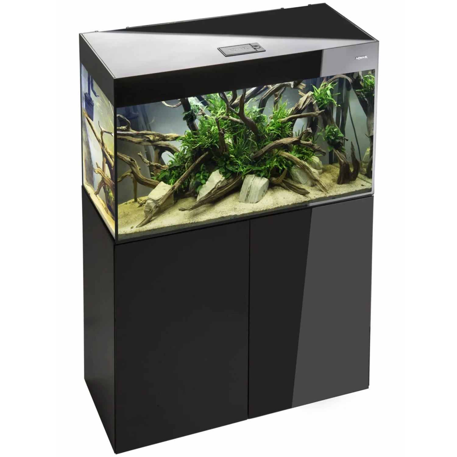 AQUAEL Glossy 80 LED 2.0 Noir Laqué Aquarium 80 Cm, Volume 125 L Et éclairage Leds 3 AQUAEL Glossy 80 LED 2.0 Noir Laqué Aquarium 80 Cm, Volume 125 L Et éclairage Leds
