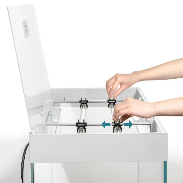 AQUAEL Opti Set 200 Blanc Aquarium 101 Cm Et 200 L De Volume Avec Verre Optique Et éclairage Leds 11 AQUAEL Opti Set 200 Blanc Aquarium 101 Cm Et 200 L De Volume Avec Verre Optique Et éclairage Leds – Image 9