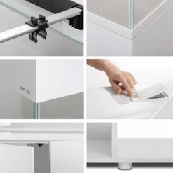 AQUAEL Opti Set 200 Blanc Aquarium 101 Cm Et 200 L De Volume Avec Verre Optique Et éclairage Leds 18 AQUAEL Opti Set 200 Blanc Aquarium 101 Cm Et 200 L De Volume Avec Verre Optique Et éclairage Leds -Poissons Aquariums Magasin aquael opti set 125 blanc aquarium 81 cm et 125 l de volume avec verre optique et eclairage leds 8 1