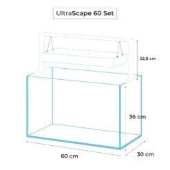AQUAEL UltraScape 60 Set Snow Aquarium 64L Dimensions 60 X 30 X 36 Cm. Avec Ou Sans Meuble -Poissons Aquariums Magasin aquael ultrascape 60 set snow aquarium 64l dimensions 60 x 30 x 36 cm avec ou sans meuble 4