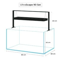 AQUAEL UltraScape 90 Set Forest Aquarium 240L Dimensions 90 X 60 X 45 Cm. Avec Ou Sans Meuble -Poissons Aquariums Magasin aquael ultrascape 90 set forest aquarium 240l dimensions 90 x 60 x 45 cm avec ou sans meuble 5