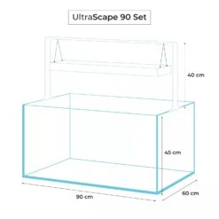 AQUAEL UltraScape 90 Set Snow Aquarium 240L Dimensions 90 X 60 X 45 Cm. Avec Ou Sans Meuble -Poissons Aquariums Magasin aquael ultrascape 90 set snow aquarium 240l dimensions 90 x 60 x 45 cm avec ou sans meuble 3