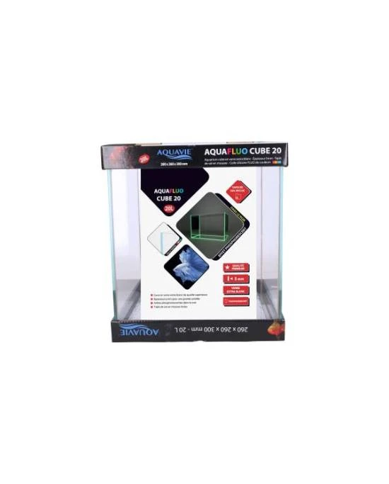 AQUAVIE AquaFluo Cube 20 L Aquarium Nu Dimensions 26 X 26 X 30 Cm Avec Silicone Fluorescent Orange 3 AQUAVIE AquaFluo Cube 20 L Aquarium Nu Dimensions 26 X 26 X 30 Cm Avec Silicone Fluorescent Orange