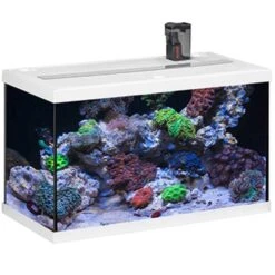 EHEIM AquaStart 63 LED Marin Blanc Aquarium équipé Eau De Mer 60 Cm 63L Disponible Avec Ou Sans Meuble