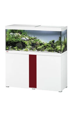 EHEIM Vivaline LED 240 L Ensemble Aquarium 120 Cm Avec Meuble Blanc, éclairage LEDs, Chauffage Et Filtre Externe Ecco Pro 300 -Poissons Aquariums Magasin aquarium eheim vivaline 240 led blanc 2