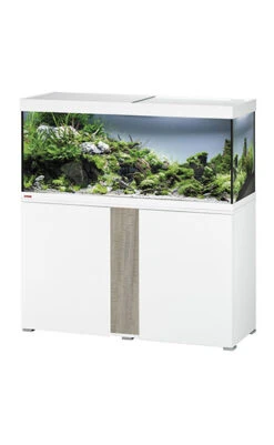 EHEIM Vivaline LED 240 L Ensemble Aquarium 120 Cm Avec Meuble Blanc, éclairage LEDs, Chauffage Et Filtre Externe Ecco Pro 300 -Poissons Aquariums Magasin aquarium eheim vivaline 240 led blanc 4