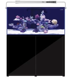 AQUARIUM SYSTEMS L'Aquarium 570 Noir Version 2.0 Combinaison Aquarium 375 L Et Meuble