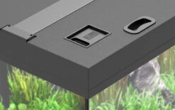 AQUATLANTIS Aqua Tower 163 LED Noir Aquarium équipé 164 L Avec Meuble Une Porte - Dimension : 49,9 X 50,1 X 65,4 Cm -Poissons Aquariums Magasin aquatlantis aqua tower aquarium equipe 97 l avec meuble une porte 2 5