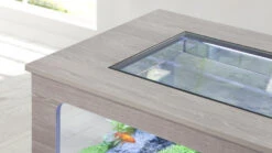AQUATLANTIS AquaTable Chêne Blanc 100 X 63 Cm Aquarium 177 L Type Table Basse Tout équipé -Poissons Aquariums Magasin aquatlantis aquatable noir 100 x 63 cm aquarium 177 l type table basse tout equipe 4 2