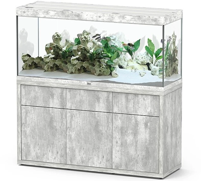 AQUATLANTIS Combinaison Sublime Pro LED 2.0 150 X 50 X 70 Cm Béton Aquarium 501 L Avec Meuble 3 AQUATLANTIS Combinaison Sublime Pro LED 2.0 150 X 50 X 70 Cm Béton Aquarium 501 L Avec Meuble