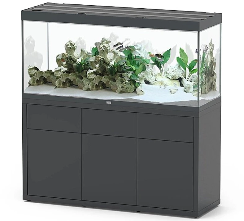 AQUATLANTIS Combinaison Sublime Pro LED 2.0 150 X 50 X 70 Cm Gris Anthracite Brillant Aquarium 501 L Avec Meuble 3 AQUATLANTIS Combinaison Sublime Pro LED 2.0 150 X 50 X 70 Cm Gris Anthracite Brillant Aquarium 501 L Avec Meuble