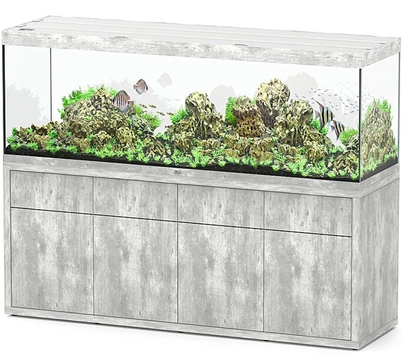 AQUATLANTIS Combinaison Sublime Pro LED 2.0 200 X 60 X 75 Cm Béton Aquarium 816 L Avec Meuble 3 AQUATLANTIS Combinaison Sublime Pro LED 2.0 200 X 60 X 75 Cm Béton Aquarium 816 L Avec Meuble