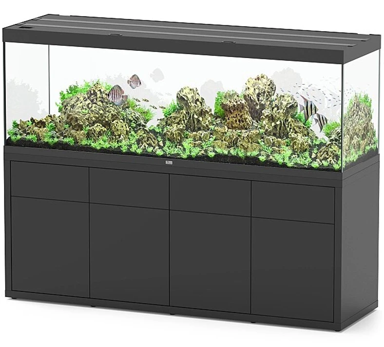 AQUATLANTIS Combinaison Sublime Pro LED 2.0 200 X 60 X 75 Cm Noir Haute Brillance Aquarium 816 L Avec Meuble 3 AQUATLANTIS Combinaison Sublime Pro LED 2.0 200 X 60 X 75 Cm Noir Haute Brillance Aquarium 816 L Avec Meuble