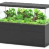 AQUATLANTIS Combinaison Sublime Pro LED 2.0 200 X 70 X 75 Cm Noir Haute Brillance Aquarium 1016 L Avec Meuble