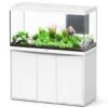 AQUATLANTIS Combinaison Volga 350 Blanc Aquarium équipé 427 L Avec Meuble Inclus