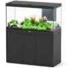 AQUATLANTIS Combinaison Volga 350 Noir Aquarium équipé 427 L Avec Meuble Inclus