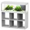 AQUATLANTIS Prestige 120 LED Blanc Aquarium équipé 217 L Avec Meuble Standard - Dimensions : 120 X 40 X 45 Cm