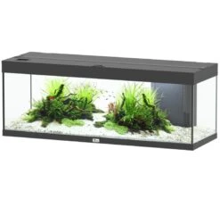 AQUATLANTIS Prestige 120 LED Blanc Aquarium équipé 217 L Avec Meuble 2 Portes - Dimensions : 120 X 40 X 45 Cm -Poissons Aquariums Magasin aquatlantis prestige 120 led noir aquarium equipe 217 l dimensions 120 x 40 x 45 cm 1