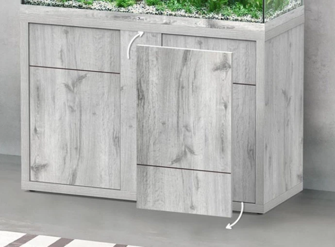 AQUATLANTIS Combinaison Sublime Pro LED 2.0 150 X 60 X 75 Cm Gris Anthracite Brillant Aquarium 648 L Avec Meuble 5 AQUATLANTIS Combinaison Sublime Pro LED 2.0 150 X 60 X 75 Cm Gris Anthracite Brillant Aquarium 648 L Avec Meuble – Image 3