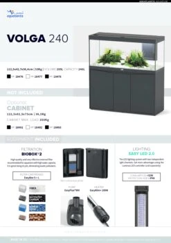 AQUATLANTIS Volga 240 Anthracite Mate Aquarium équipé 295 L - Dimensions : 122,5 X 42,7 X 55,4 Cm -Poissons Aquariums Magasin aquatlantis volga 240 noir aquarium equipe 295 l dimensions 122 5 x 42 7 x 55 4 cm 6 page 0001 3