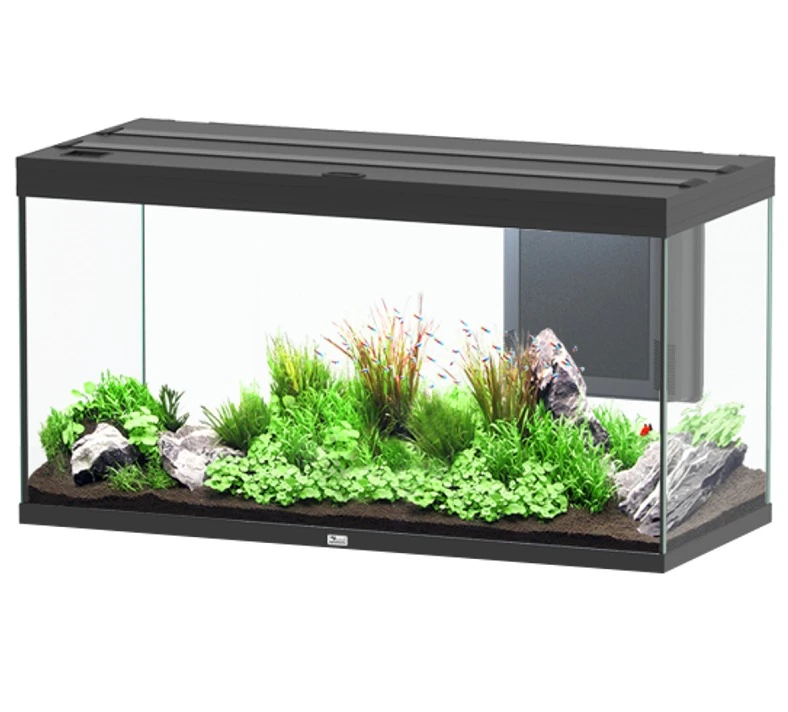 AQUATLANTIS Volga 350 Noir Aquarium équipé 427 L - Dimensions : 122,5 X 52,7 X 66,1 Cm