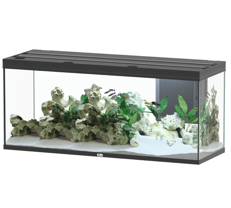 AQUATLANTIS Volga 450 Noir Aquarium équipé 580 L - Dimensions : 152,5 X 52,7 X 67,6 Cm