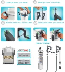 AQUAVIE AquaBox 120 Filtre Externe 540 L/h Pour Aquarium De 40 à 120 L -Poissons Aquariums Magasin aquavie aqua box 120 avantages