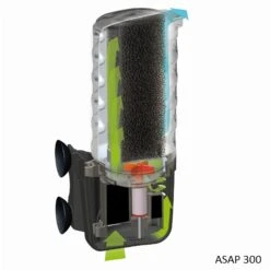 AQUAEL Asap 300 Filtre Interne 300 L/h Pour Aquarium Et Aquaterrarium Jusqu'à 100L 9 AQUAEL Asap 300 Filtre Interne 300 L/h Pour Aquarium Et Aquaterrarium Jusqu'à 100L -Poissons Aquariums Magasin asap 300 przekroj