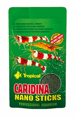 TROPICAL Cardina Nano 10 Gr Nourriture Premium En Sticks Pour Crevettes
