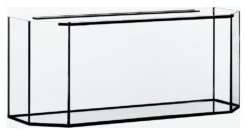 AQUAVIE Aquarium Nu Panoramique 112 Litres Sans Cornières 80 X 35 X 40 Cm. Cuve Nue Livrée Sans équipement