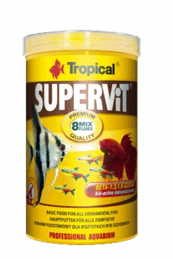 TROPICAL SuperVit 250ml Nourriture De Base En Flocons, à Multi Ingrédients, Avec Beta-glucan