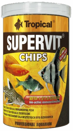 TROPICAL Supervit Chips 100ml Chips Descendants à Multi Ingrédients Pour Poissons D'ornement