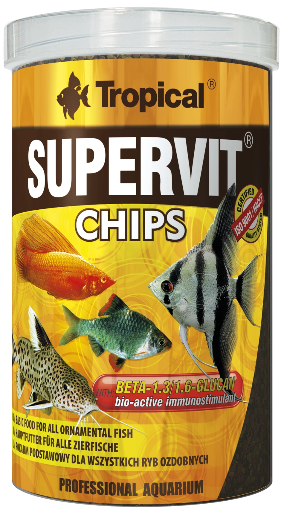 TROPICAL Supervit Chips 1L Chips Descendants à Multi Ingrédients Pour Poissons D'ornement 3 TROPICAL Supervit Chips 1L Chips Descendants à Multi Ingrédients Pour Poissons D'ornement