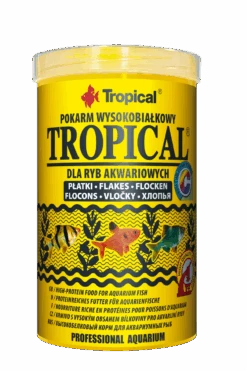 TROPICAL Tropical 1000ml Une Nourriture De Base En Flocons, à Haute Teneur En Protéine