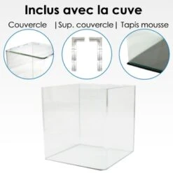 Cuve Nue AMTRA NanoTank 30 L Dimensions 30 X 30 X 35 Cm En Verre 5 Mm -Poissons Aquariums Magasin cuve nue amtra nanotank accessoires inclus 1