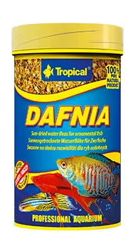 TROPICAL Dafnia 100 Ml Nourriture Composée à 100% De Puces D'eau Séchées Pour Poissons Carnivores Et Omnivores
