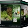 DENNERLE Nano Cube Basic 20 L Nano-aquarium 25 X 25 X 30 Cm Avec Filtration Et éclairage Style LED M -Poissons Aquariums Magasin dennerle nano cube basic 20 l nano aquarium 25 x 25 x 30 cm avec filtration et eclairage style led m min